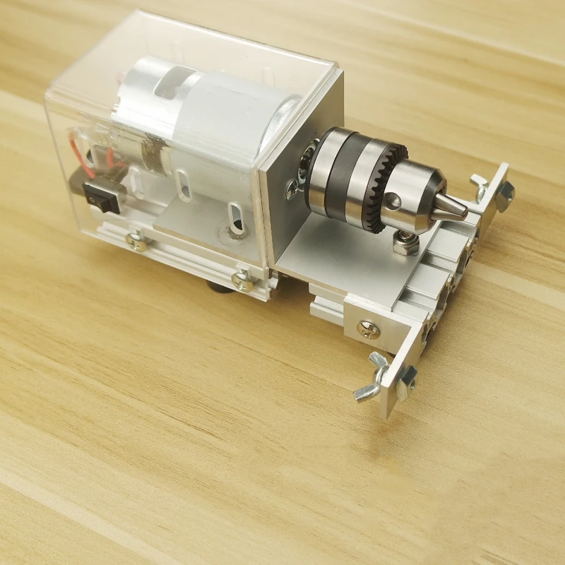 Torno Mini Máquina para Carpintaria Ferramenta Torno Diy