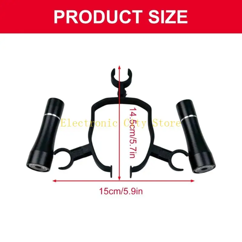 Terlina a rilascio rapido con staffa per flash ergonomico HU8D