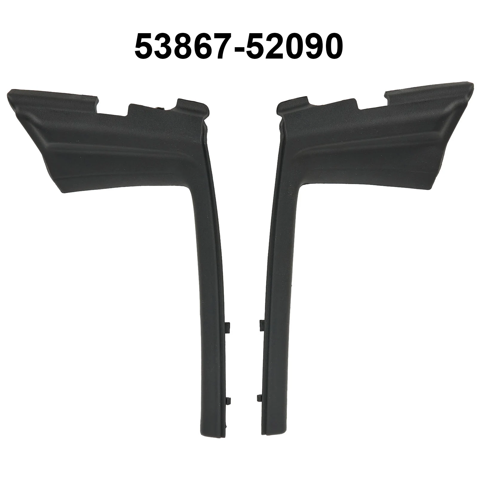 

2pcs Car Front Side Cowl Grille Outer Extension Trim For ToyotaYaris 2012 - 2015 Windshield Wiper Side Trim Cover Accessories