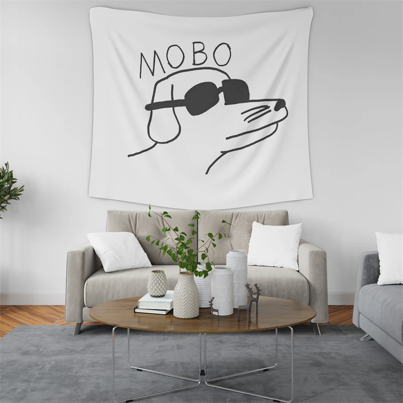

Gaslight Gatekeep Girlboss современный бейсбольный гобелен для собаки Mobo настенный художественный декор для спальни гостиной колледжа