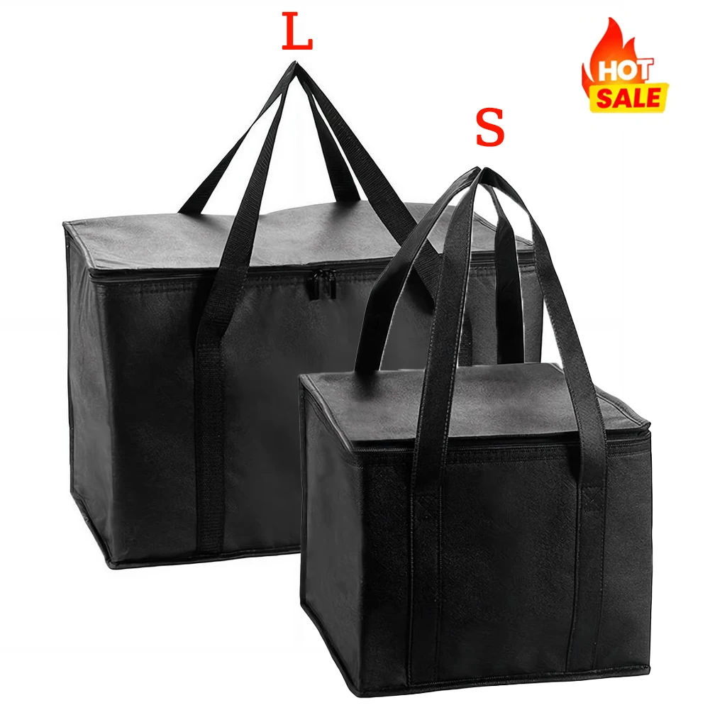 Waterproof Cooler Bag Picnic Insulated Lunch Box Foldable Ice Pack Keeps Food Hot Or Cold For Shopping Portable Food Thermal Bag