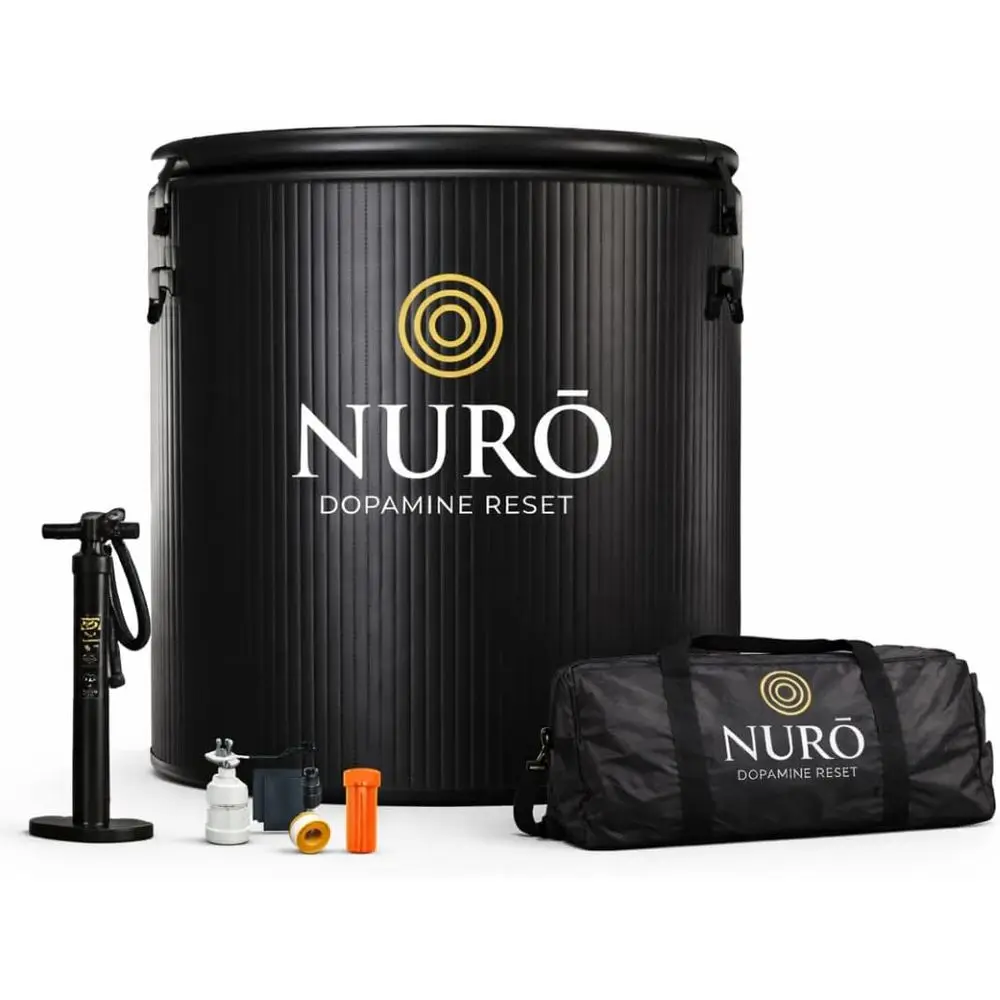 

Portable Insulated Cold Therapy Tub, 100 Gallon Capacity, Black