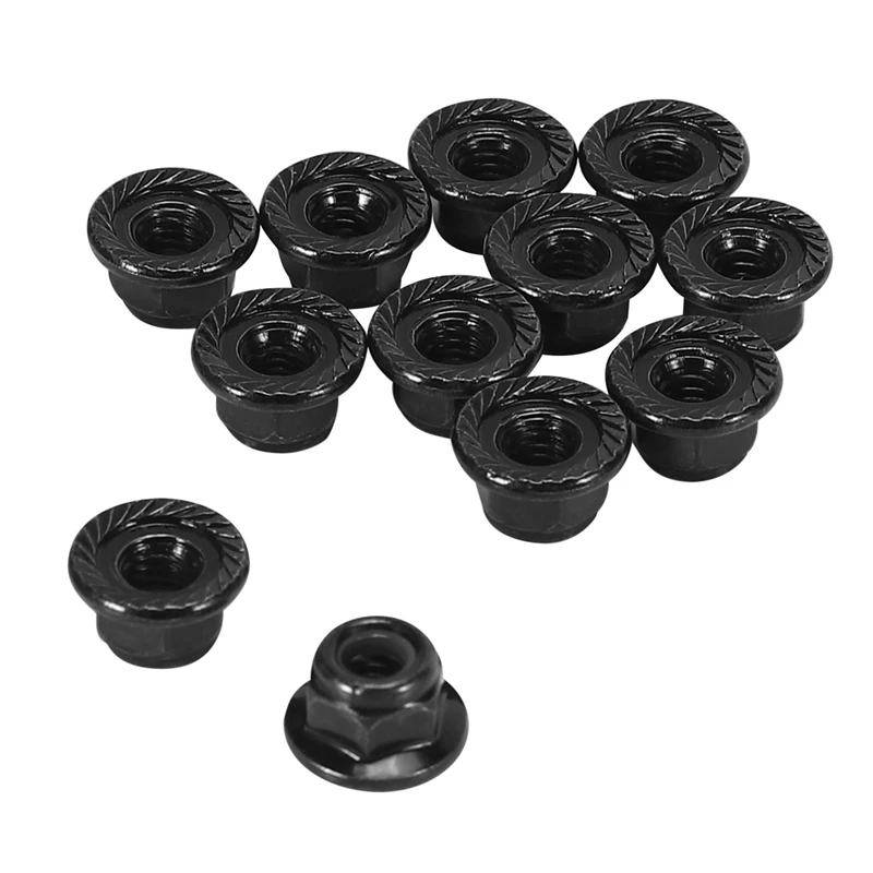 

12PCS Metal 4Mm M4 Wheel Lock Nuts For 1/10 RC Crawler Car Traxxas TRX4 TRX6 Axial SCX10 90046 AXI03007 Redcatb87b
