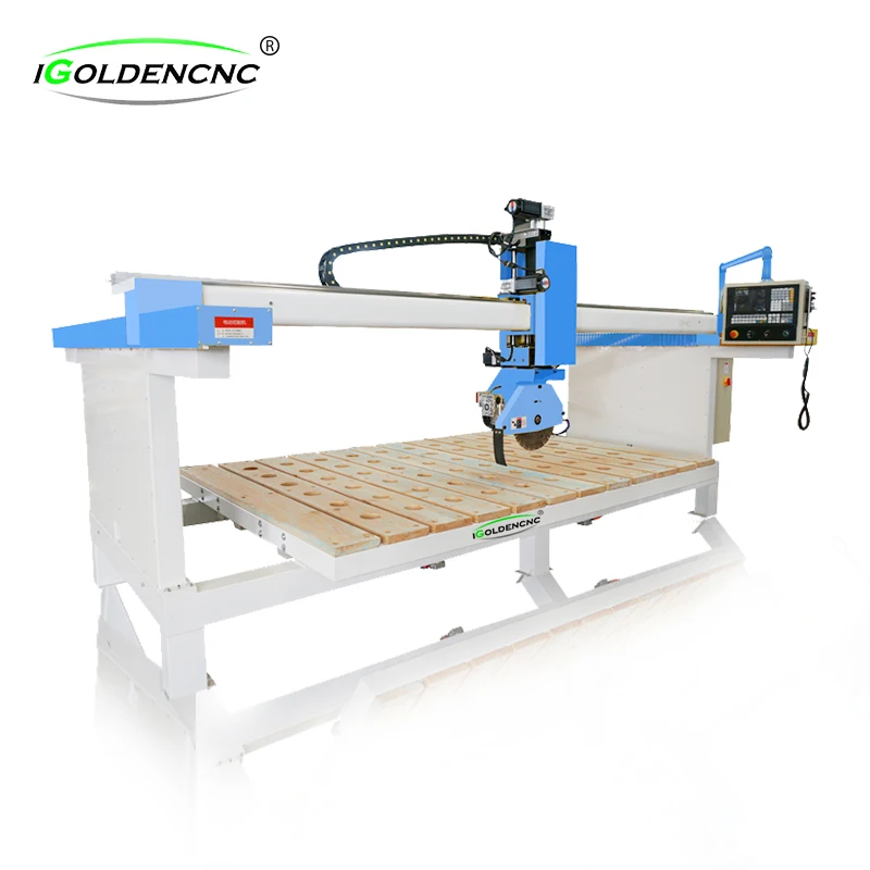 Cnc Stone Bridge Saw Cutting Machine for Marble Granite Quartz Kitchen Countertop