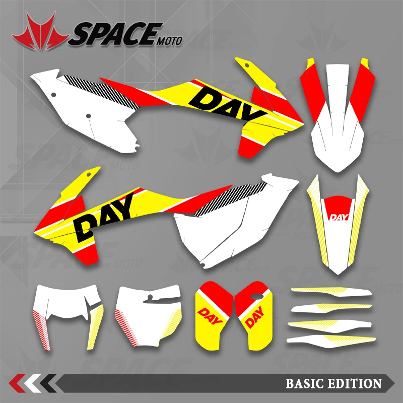 

SPACE MOTO для KTM 16-18SXF 17-19EXC графический фон наклейки наклейки мотоцикл