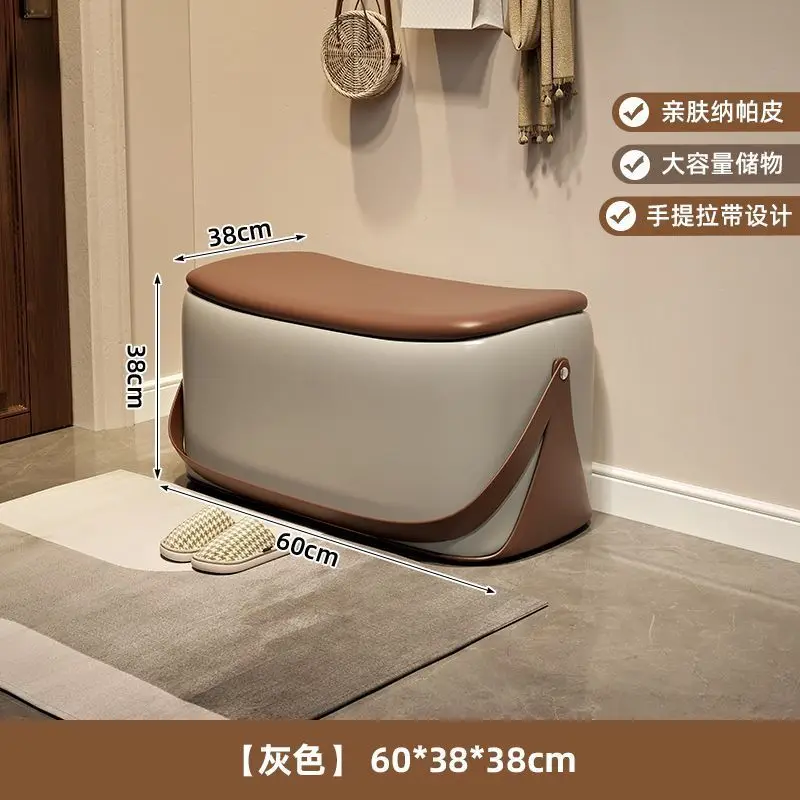 Entry bedroom bedside bench, shoe changing stool at the door