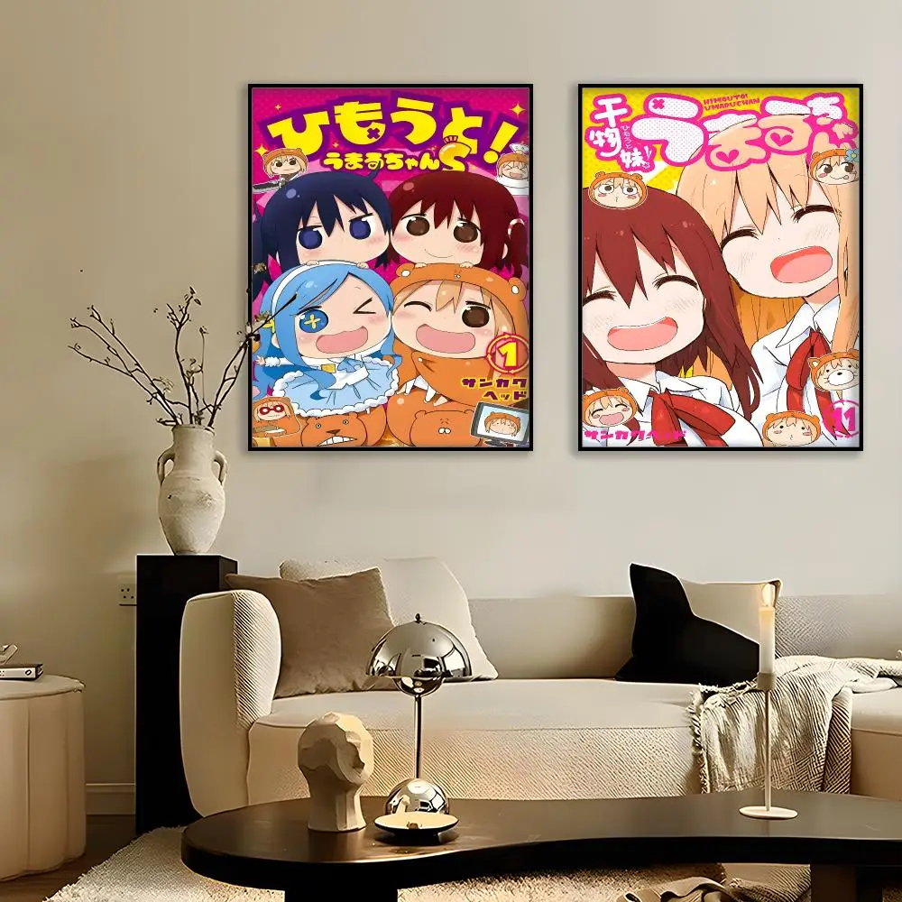 Anime Comedy Umaru-chan Poster Modern Minimalism Aesthetic Art Prints Bedroom Kitchen Home Decor Art Poster Gifts