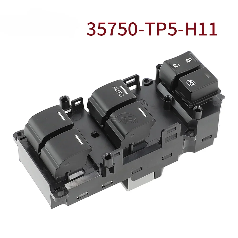 

35750-TP5-H11 For Honda Spirior CU1 2009 2010 2012 2013 14 Auto Front Left Driver Side LHD Power Window Switch Control Lifter