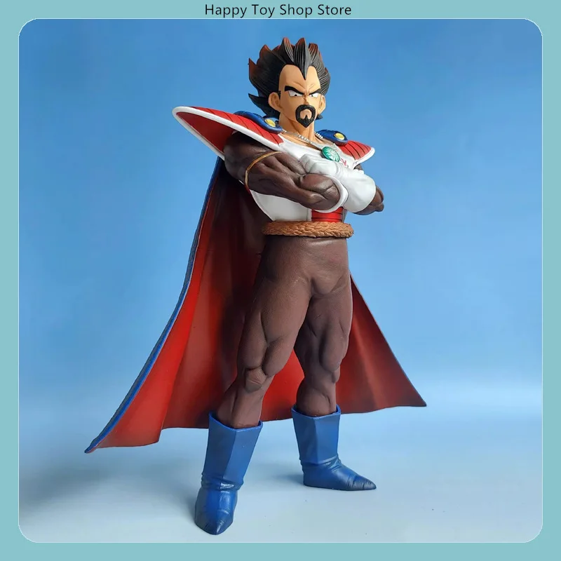 

Dragon Ball King Vegeta Anime Figure 29cm Action Model Statue Collection Cloak Standing Position Desktop Decoration Toy Gift