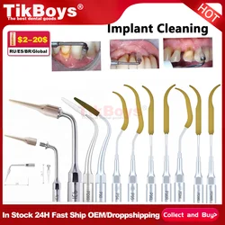 Dental Scaler Tip Periodontal Implant Cleaning P90 PD90 P94 P95 P96R P96L ICP Fit EMS Woodpecker Satelec DTE NSK Ultrasonic Tool