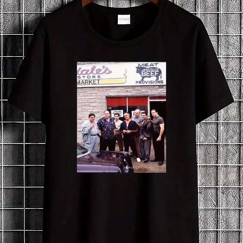 Camiseta Retro Street de los Soprano, Pauli Valnatili, gánster de Nueva York, camiseta Retro para hombre, camiseta informal Unisex de nuevo estilo de verano