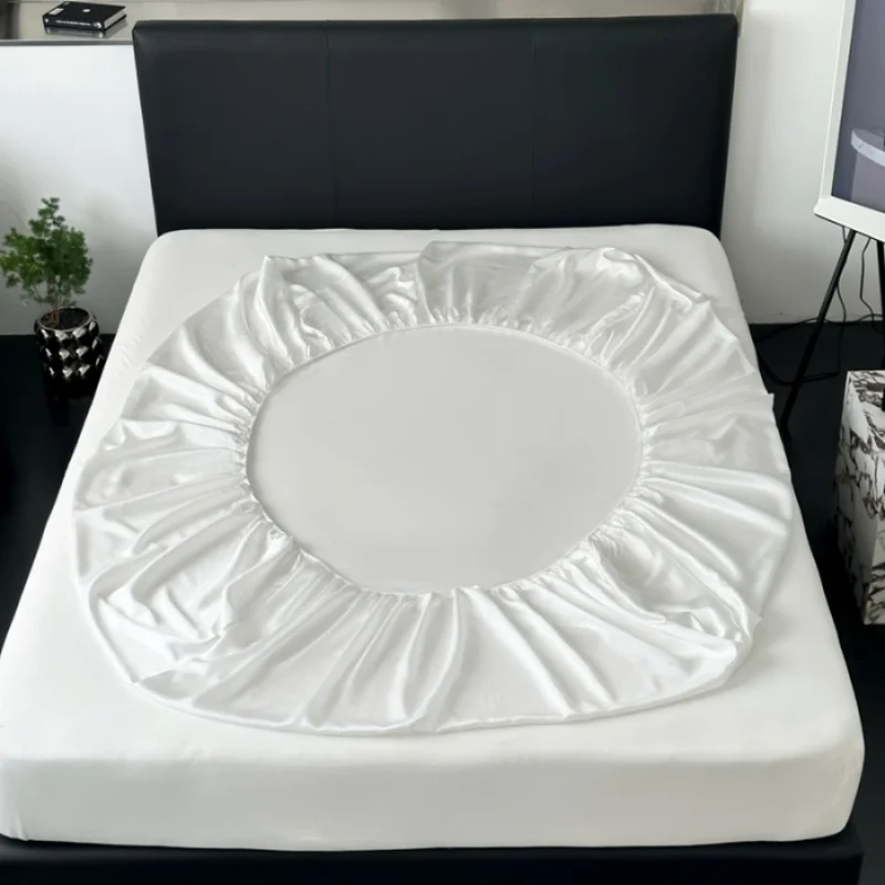 

1/2pcs 60s Lyocell Fiber Bedding,Solid Silky Smooth Cool Feeling Duvet Cover or Fitted Sheet Or Pillowcase Home Textile Summer