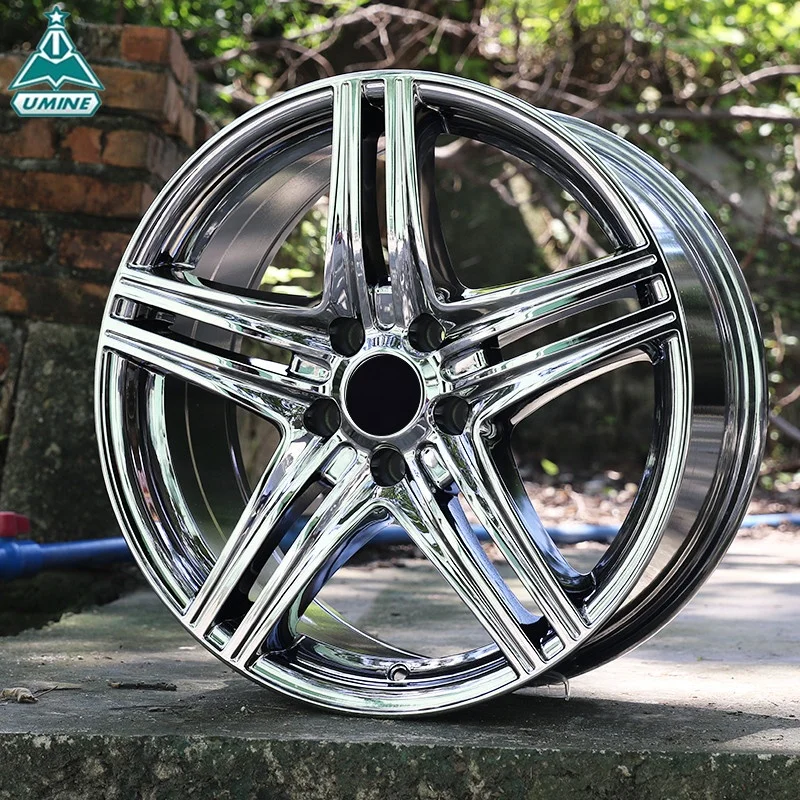 

Factory Directly Wholesale 18 Inch 5 Hole Aluminum Alloy Wheel Rim with Pcd 108 112 114.3 120 Set of 4