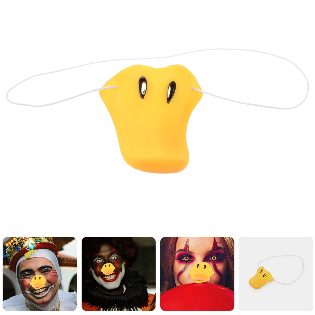 

6 Pcs Duck Nose Props Carnival Supply Summer Decorative Compact Vinyl Cosplay Replaceable