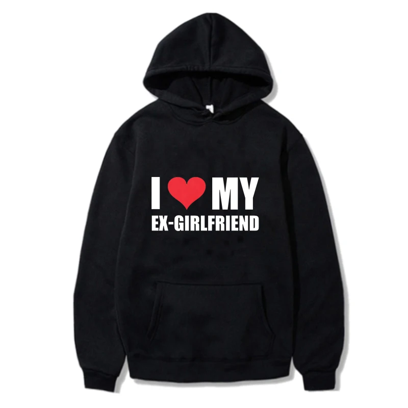 

Red Heart I Love My Girlfriend Cute Graphic Hoodie Casual Women Sweatshirt Long Sleeve Men Pullover Winter Streetwear Drawstring