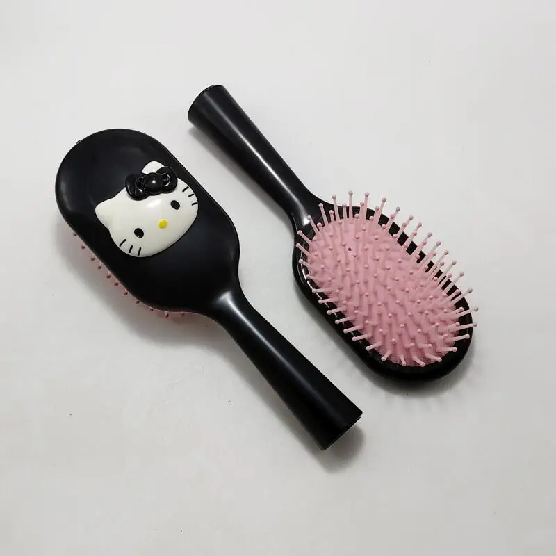 Sanrio Cartoon Stereo Air Cushion Comb Hello Kitty Cartoon Airbag Comb Cute Kitty Cat Portable Mini Combs for Women Accessories