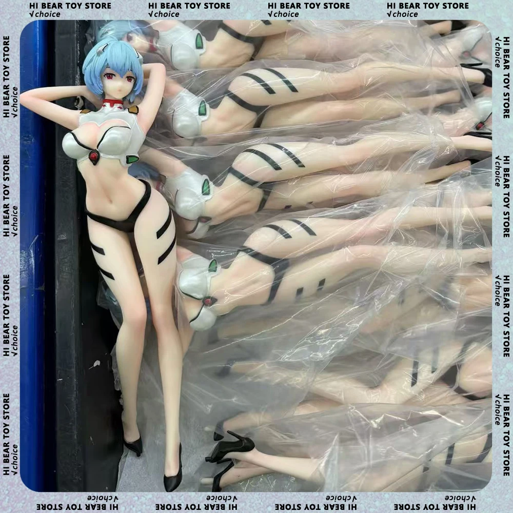 

Фигурка Аянами Рей 35 см, короткие волосы, ПВХ, аниме-модель, статуэтка, украшение для стола, игрушка, подарок на день рождения для друзей