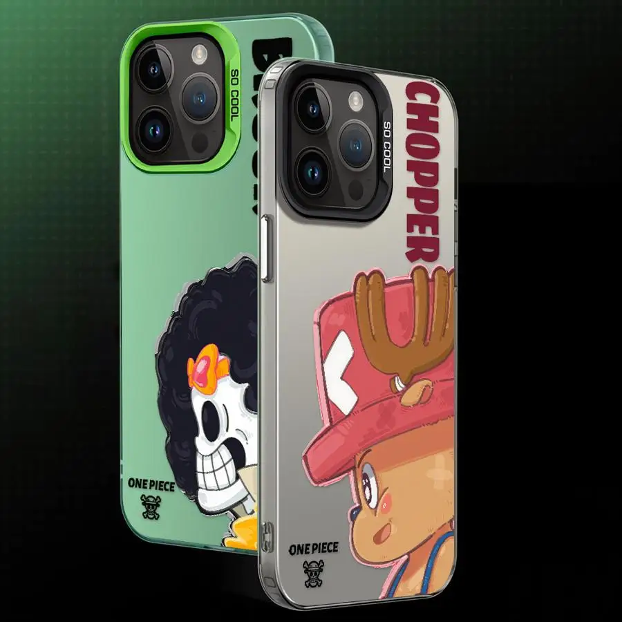 Soft Shell Phone Case for iPhone 16e 11 12 13 Pro Max 14 15 16 Plus One Piece Brook S Profile