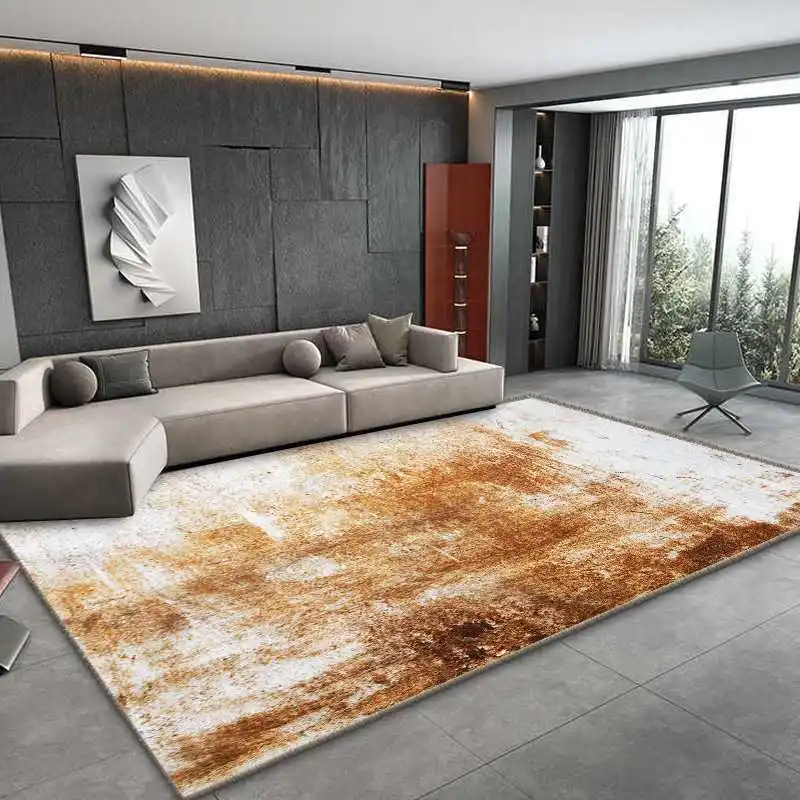 

Rusty Texture Pattern Carpets For Living Room Home Decor Nordic Rugs Bedroom Sofa Area Mat Bedside Carpet Non-Slip Entryway Mat