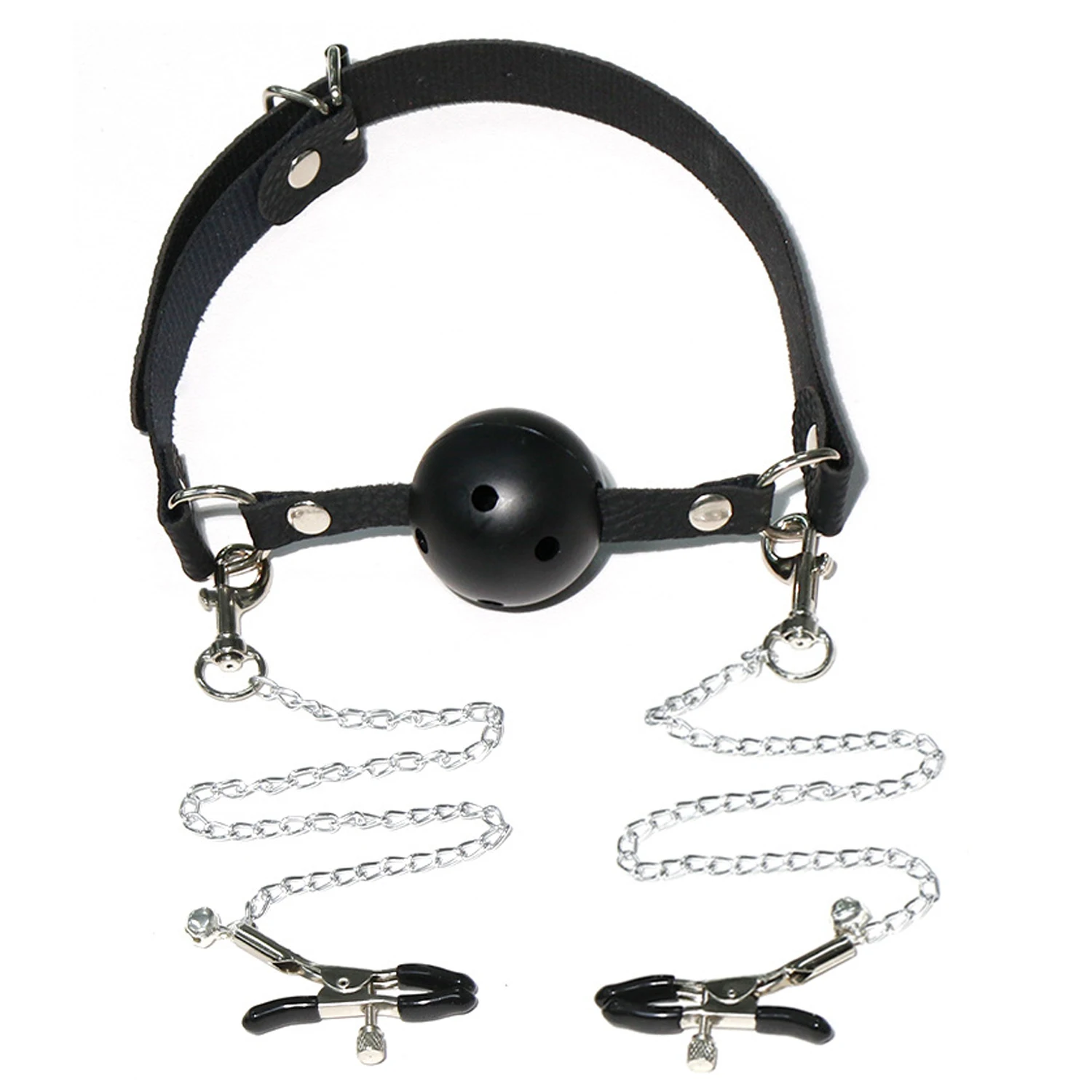 SM Mulut Gag Penjepit Puting BDSM Budak Bra Klip Mainan Seks Kit Silikon Lembut Bola Mulut Sextoy Dewasa Permainan Erotis Pembuka Seks Oral