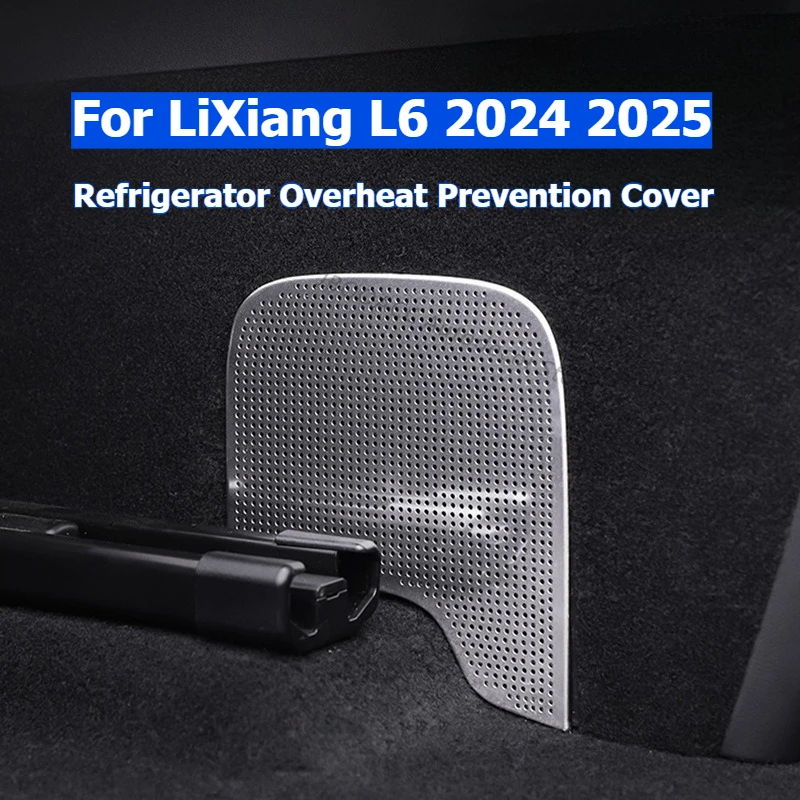 

For LiXiang Li L6 2024 2025 2Pcs Car Refrigerator Air Vent Protector Fridge Heat Outlet Protective Sticker Overheat Grill Guards