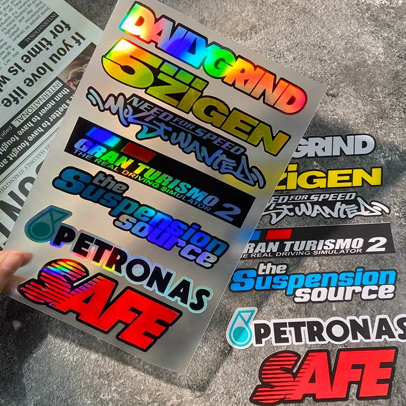 

Устойчивые к царапинам солнцезащитные декоративные виниловые наклейки DIY в стиле JDM для заднего бампера автомобиля, окон, мотоциклов и велосипедов.