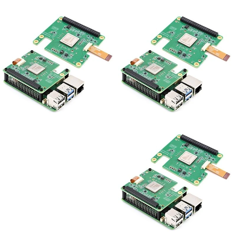 T23C 3X For Raspberry Pi 5 AI HAT+ Official-Original Hailo8l Pcie M.2 HAT+ 13Tops AI Board Kit For Raspberry Pi5