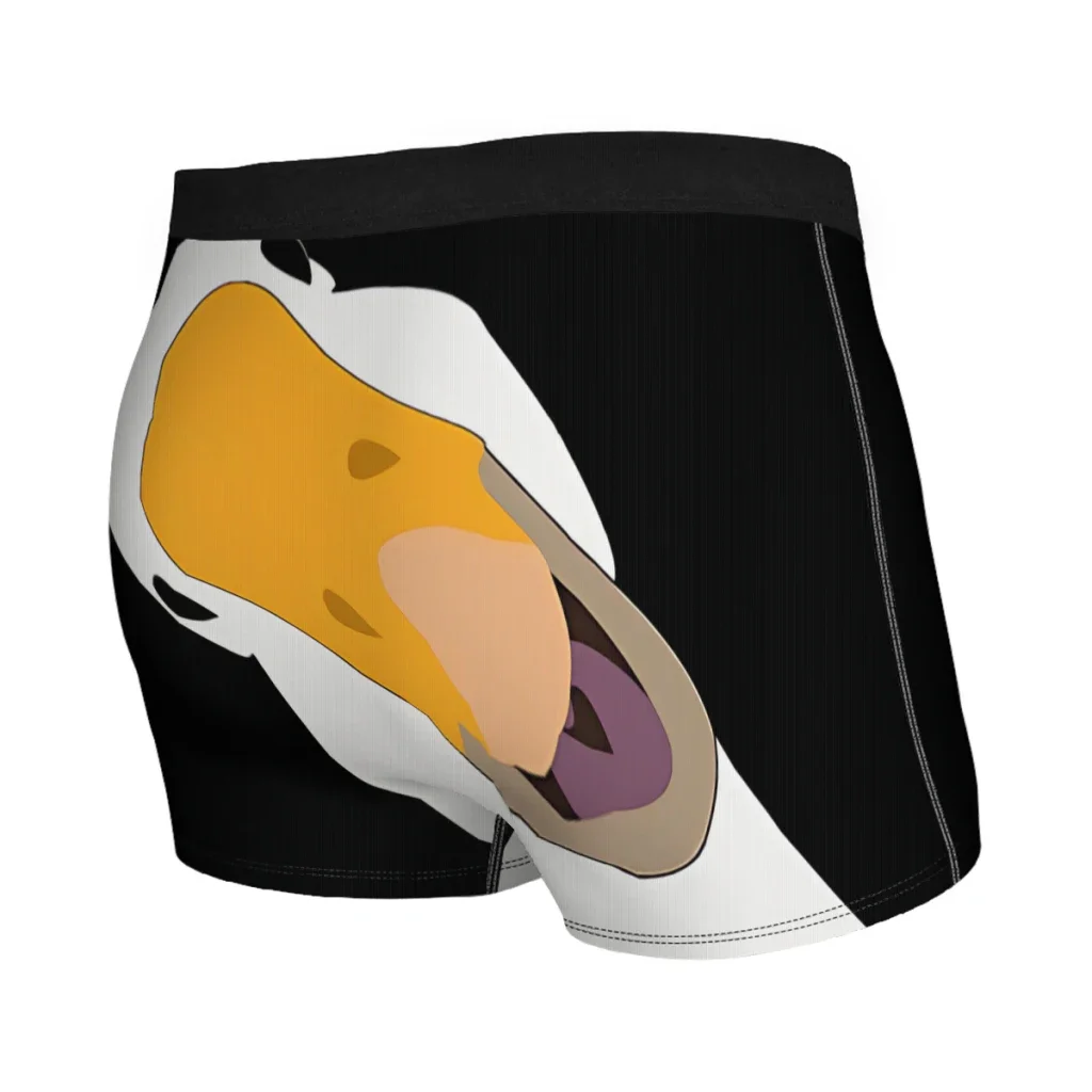 Funny Face Design Goose Underpants Breathbale Panties Men's Underwear Sexy Shorts Boxer Briefs