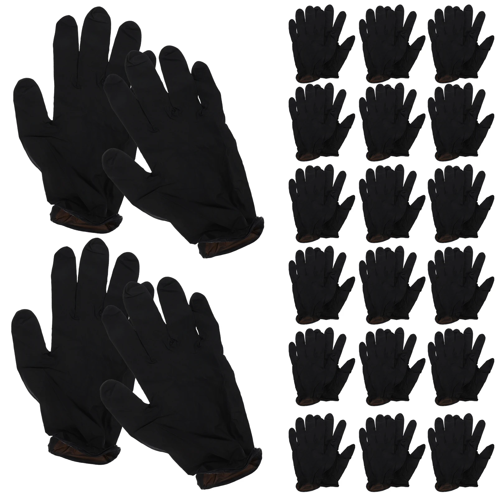 

100 Pcs Disposable Ding Qing Gloves Cleaning Food Grade Dish Washing Small Women for Dishwashing Service Work