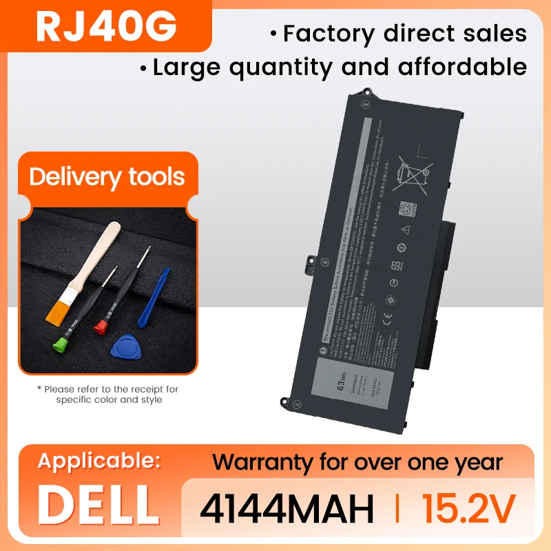 Imagem -01 - Bateria para Dell Precision 3560 Series Rj40g 01k2cf 075x16 Novo bateria para dell precision 3560 series rj40g 01k2cf 075x16 novo 01