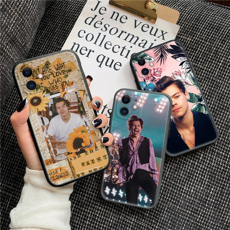 S-singer H-Harry Styles 1D Soft Silicone Case for Samsung S9 Plus S10 S10E S20 Fe Lite S21 S22 S23 S30 Ultra