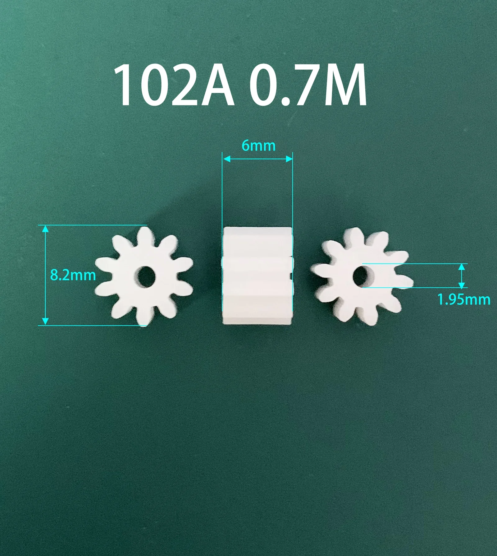10PCS 0.7M 102A 142.5A 202.5A 242.5A Pinion Gears Motor Spare Parts Accept Retail and Wholesale
