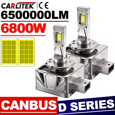 D3S Led D1S Car Headlights 6800W 6500000LM Canbus HID D1S D3S D8S D1R D3R D Series 30PCS 9570 CSP 6000K 12V Auto Light Plug&amp;Play
