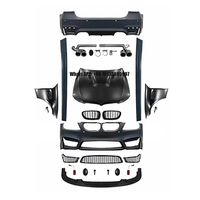 

Bodykit for BMW 3 Series E90 330I 325I 335I 320I Upgrade M4 Car Bumpers Fenders Engine Hood With or Without Fog Lights 09-11