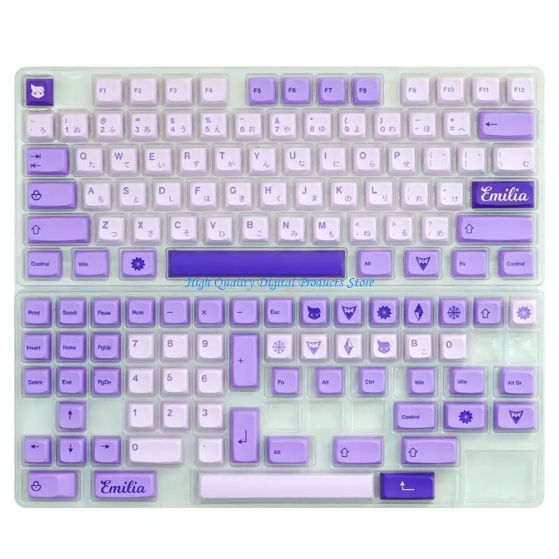 

U2JE Novelty Dye Sub Keycaps PBT Keycap for 134 Keys XDA Profile Mechanical