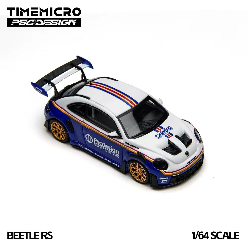 

Pre-sale Products TM × PSC DESIGN 1:64 Beetle RS Rothman Tribute Edition Alloy Die Cast Car Model Collection Gift