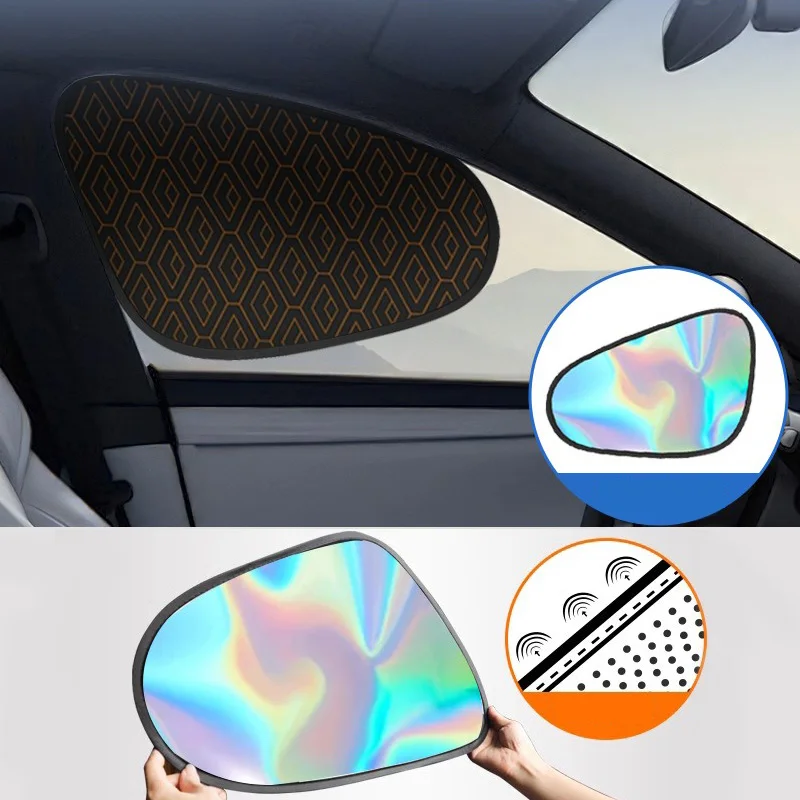 

Electrostatic Adsorption Car Side Window Sun Shade Heat Insulation Protect Privacy Self-priming Sunshade for Car Sun Protection