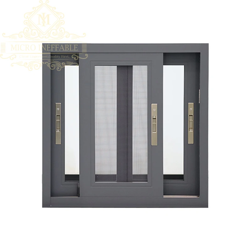 Sliding window, double-layer glass, aluminum door, factory price, high-quality, latest sliding window