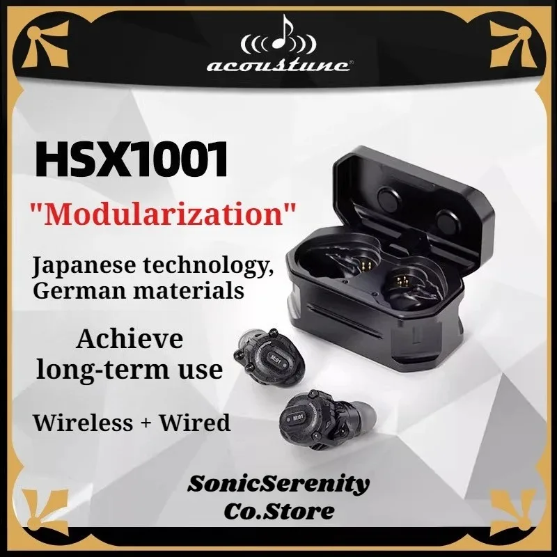 

Модульная система обновления Acoustune HSX1001 Настоящие беспроводные Bluetooth-наушники-вкладыши Hi-Fi
