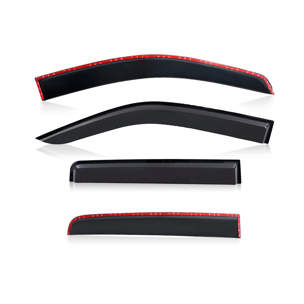 Side Window Deflector Visors For Nissan Navara D40 2006-2010 2011 2012 2013 2014 Weathershields Sun Rain Guard Car Accessories