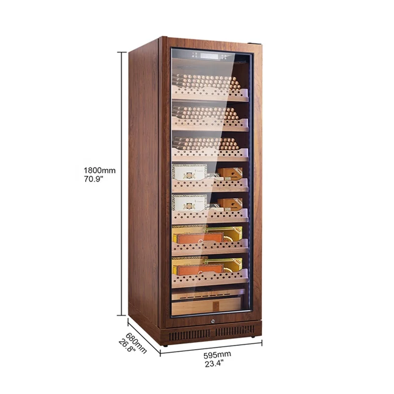 Chinese Factory Luxury Constant Humidity Storage Cooler Electric Cigar Humidors