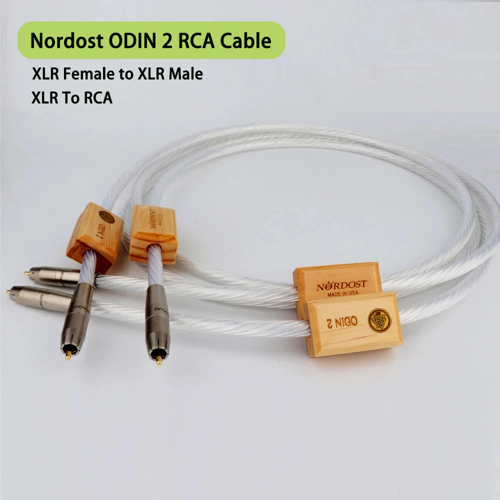 Кабель Nordost Odin2 RCA 7N посеребренный соединительный кабель 2RCA для усилителя CD-плеера