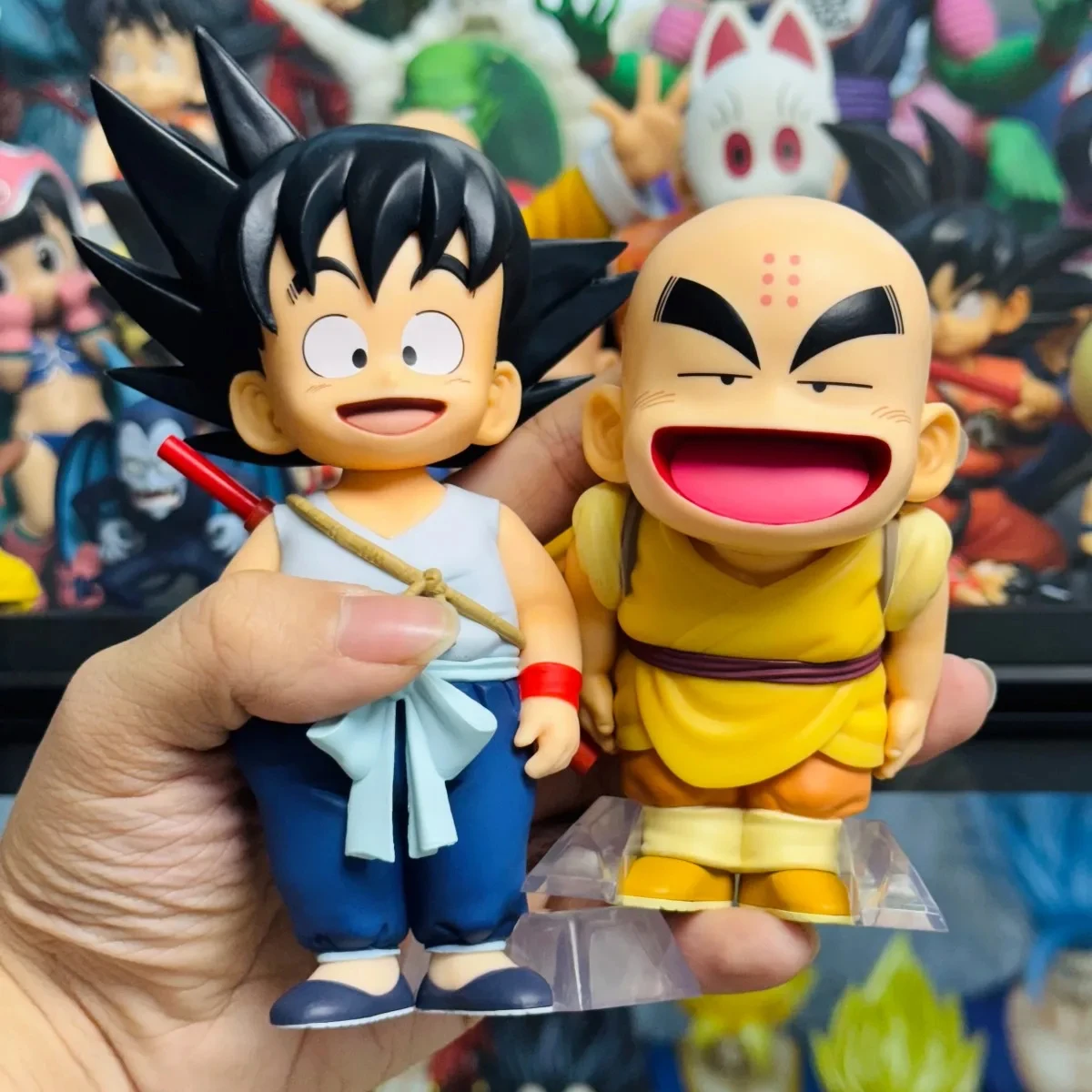 2026 1-6 Stück Dragon Ball Super Anime-Figur Son Goku/Krillin/Bulma Actionfigur PVC Sammlerstück Dekorationsmodell Puppe Spielzeug Geschenke