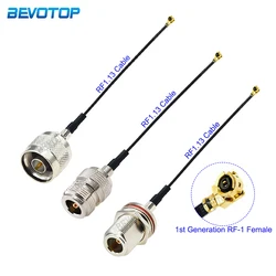 1Pcs RF113 OD=1.13 U.FL IPX-1 Female to N Male/N Female Connector Pigtail Jumper RF1.13 Cable N to IPX Adapter Extend Cable
