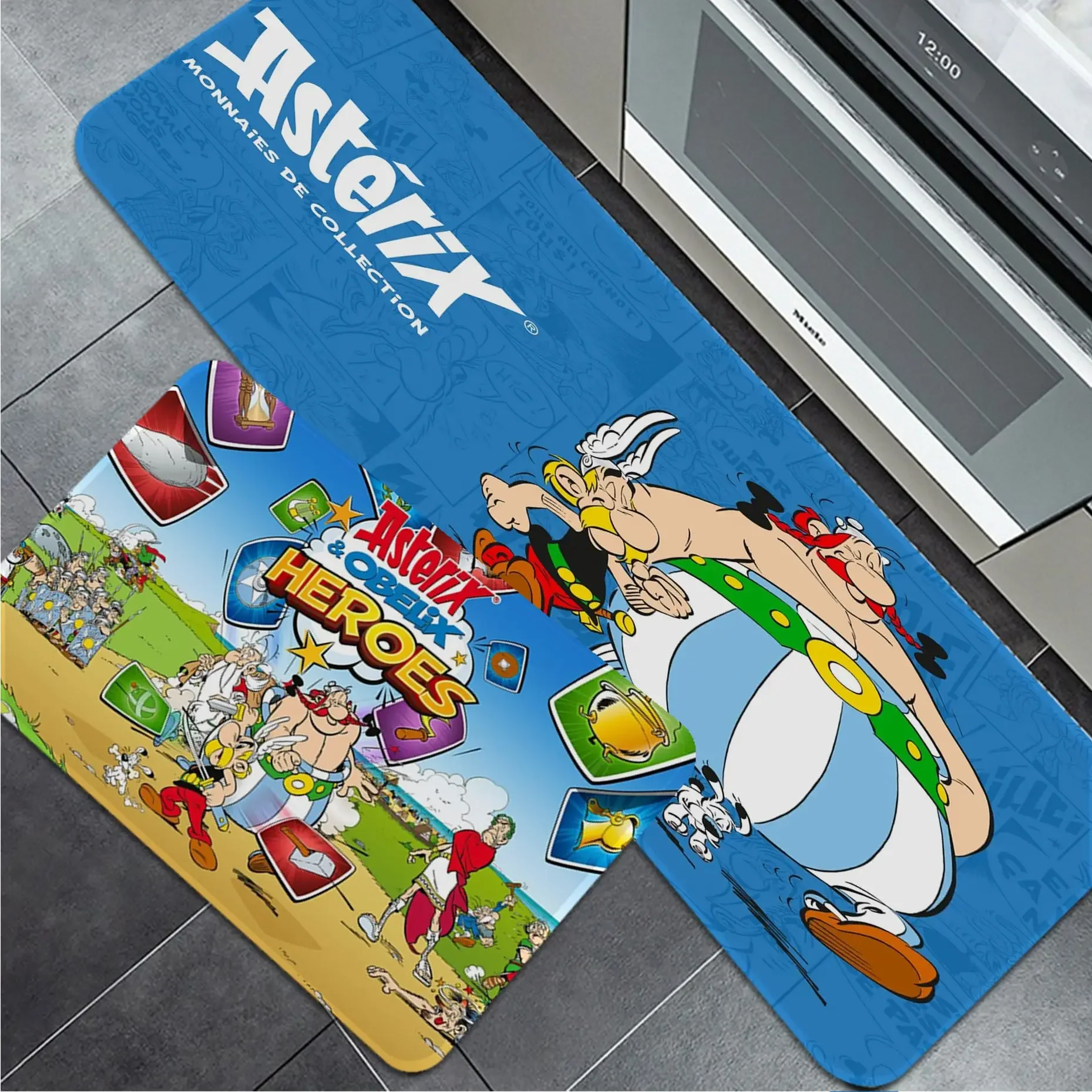 Anime A-Asterix And O-Obelix Floor Mat Floor Mat Retro Multiple Choice Living Room Kitchen Rug Non-Slip Modern Home Decor