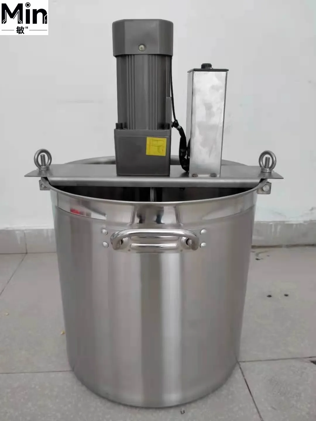 Máquina Mezcladora Automática Pequeña de 5-10 KG para Frituras y Salsas, Ideal para Pasta de Frijol, Salsa de Chile, Mermelada y Cocción de Carne