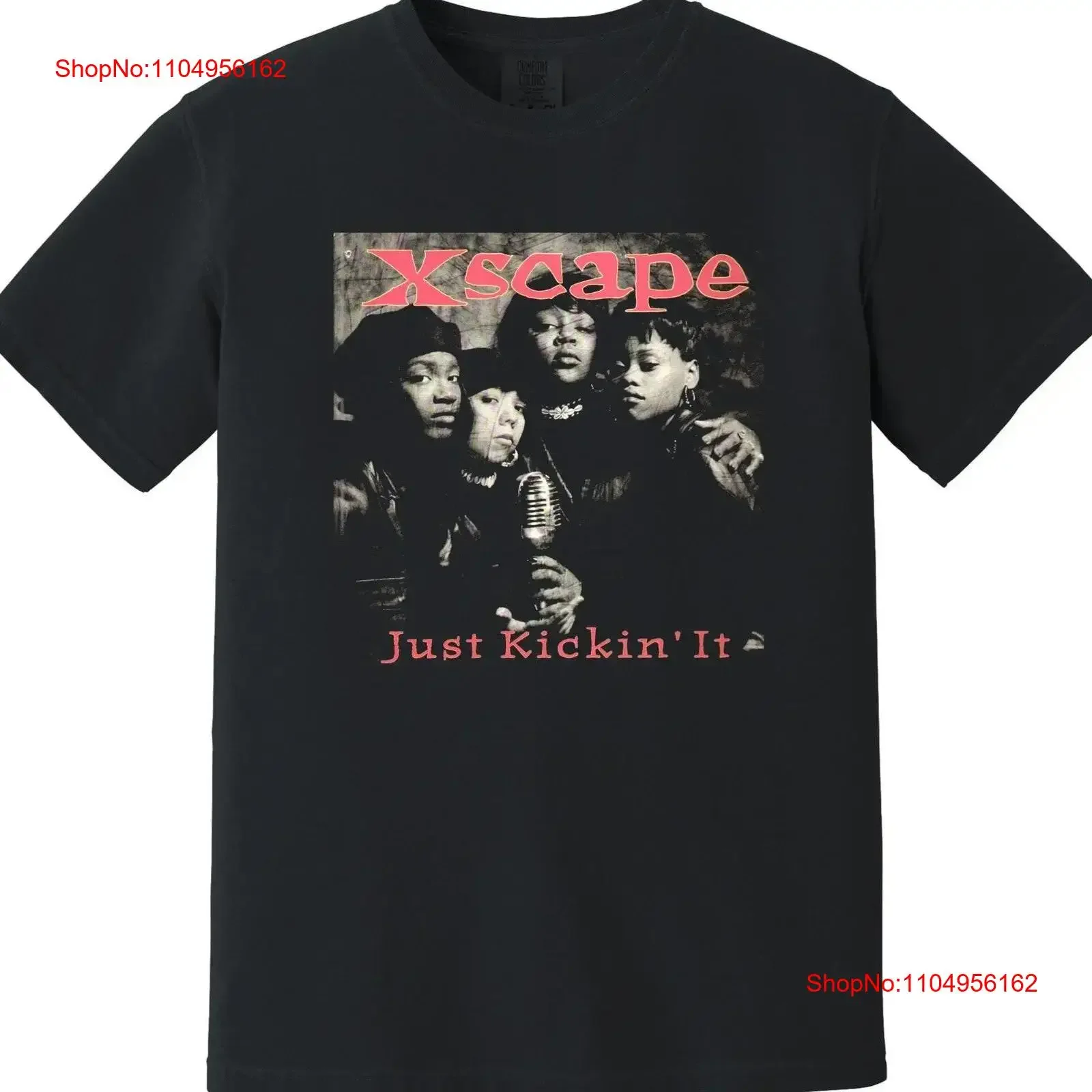 

Футболка Xscape Heavyweight Just Kickin' It 90-х 2000-х Rnb TLC SWV Культурная музыка Vntg винтажная стираная мягкая уличная одежда Универсальная