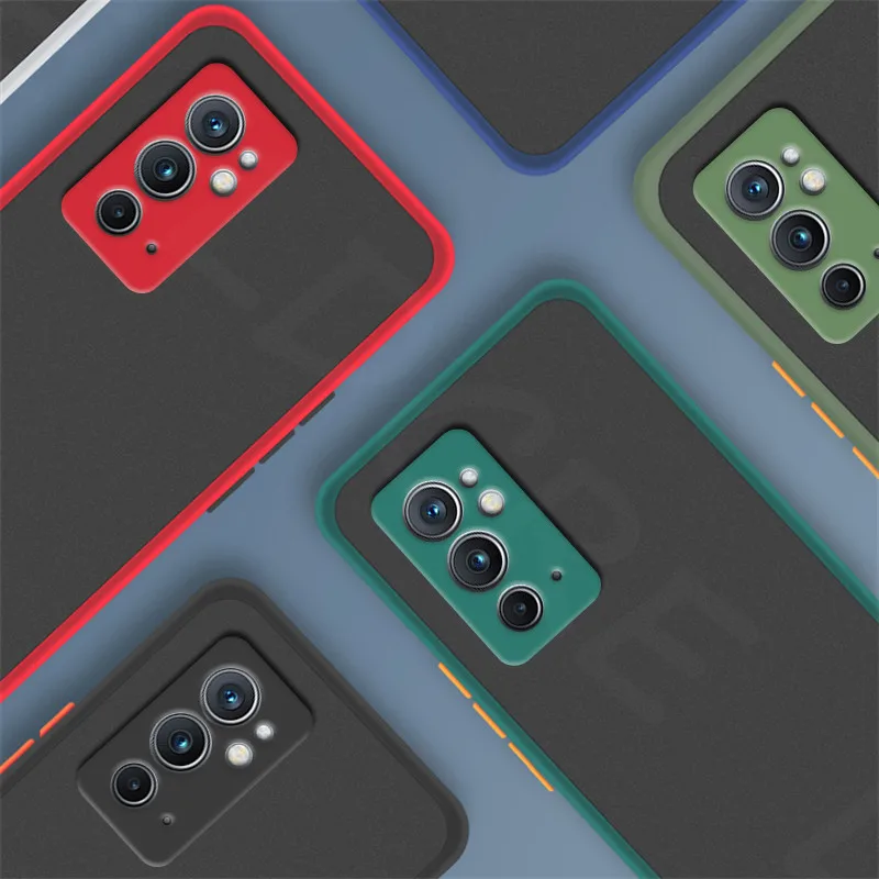 For OnePlus 9RT 5G Case for OnePlus 9RT 9R 9 Pro Coque Silicone Matte Translucent Shockproof Bumper Cover For OnePlus 9RT 9R 8T