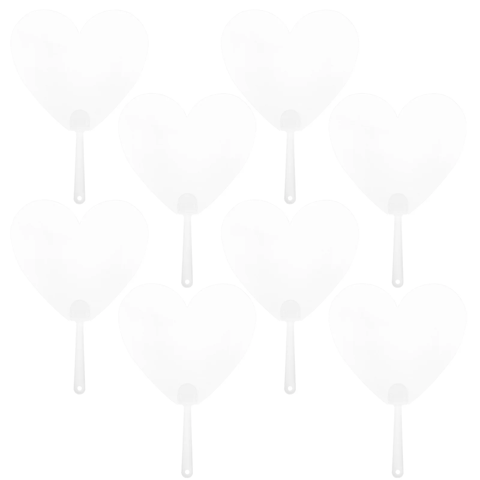 8 個 DIY 透明ファンポータブル厚みの空白手芸用品子供絵画ファンアコーディオン Pvc 落書き子供