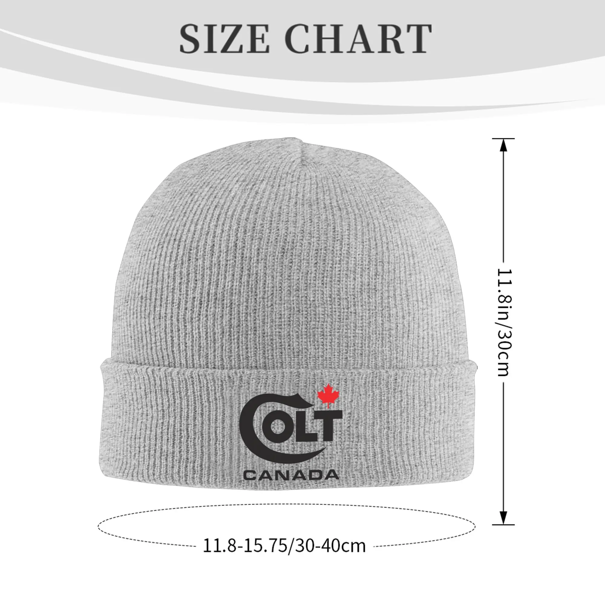 Colt defense Handgun Logo Winter Skullies Beanies Hat Warm Autumn Knitted Hats Bonnet Caps for Women Men